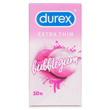 Durex Extra Thin Bubblegum Flavor Condoms