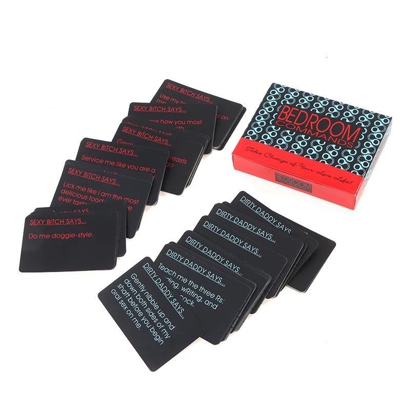 Bedroom Commands - Card Game