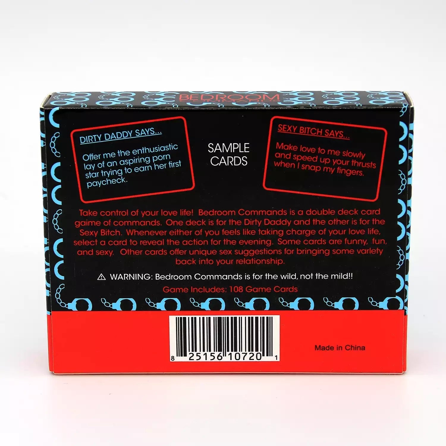 Bedroom Commands - Card Game