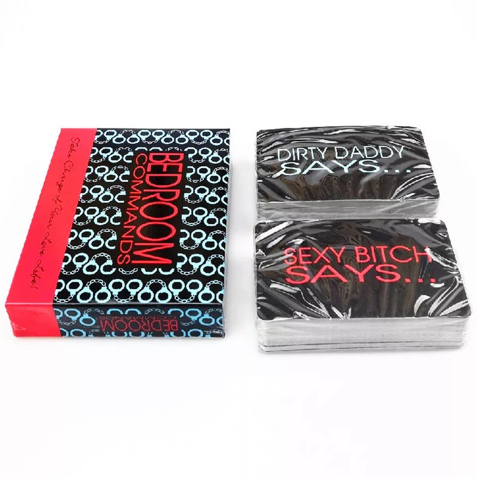 Bedroom Commands - Card Game