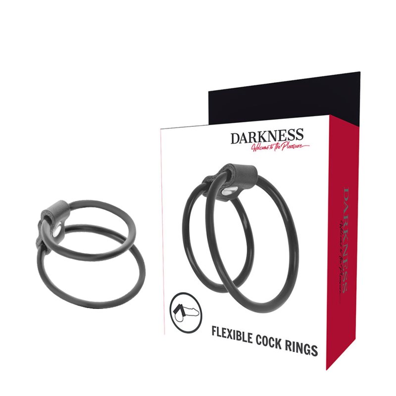 DARKNESS - ENHANCING DUO PENIS RINGS