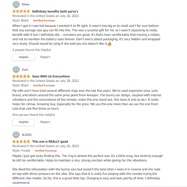 Daythi Cock Ring Vibrator with Remote