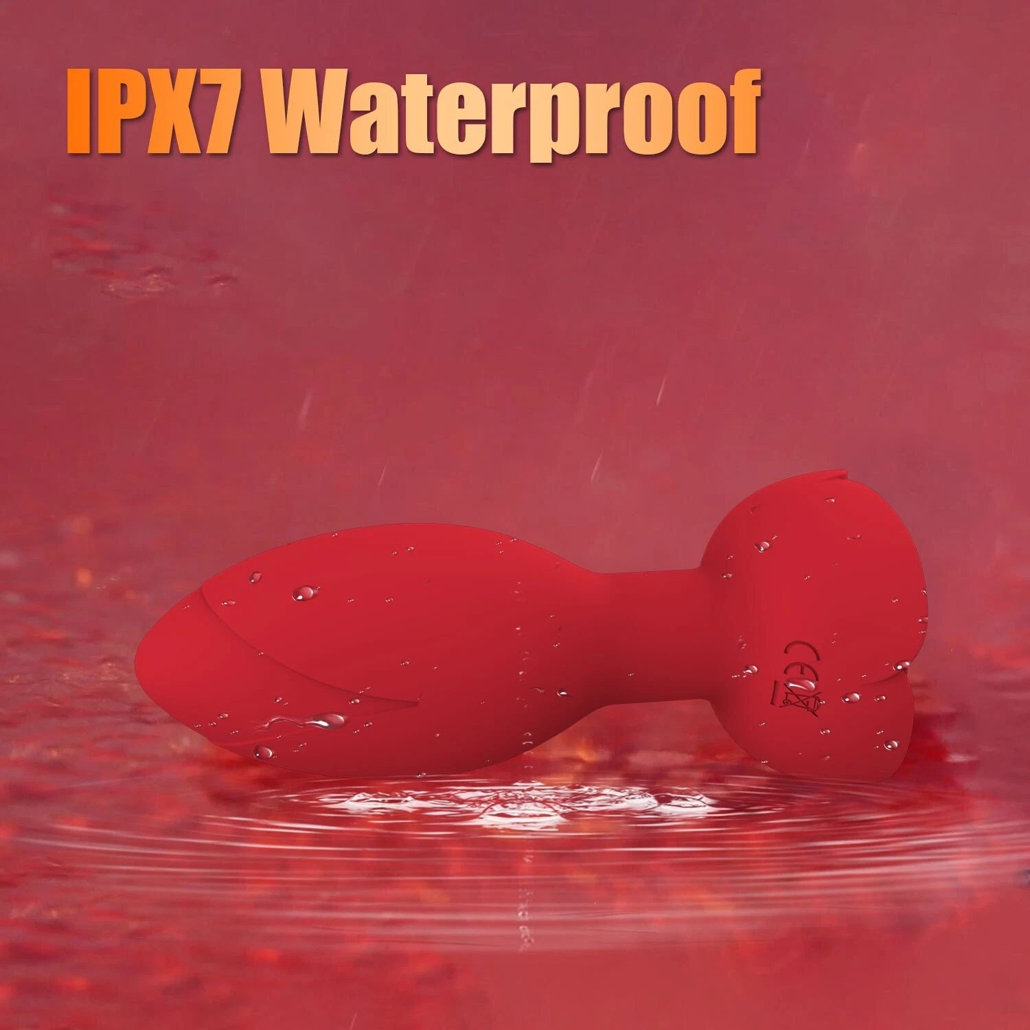 Rose Anal Plug Wireless Long Distance App Vibrator